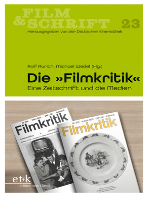 cover image of FILM & SCHRIFT--"Die Filmkritik"
